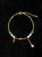 TT original-bracelet-Bohemian Style Freshwater Pearl Mixed Bracelet | Niche Design Beaded Bracelet + Perfect for Everyday Layering