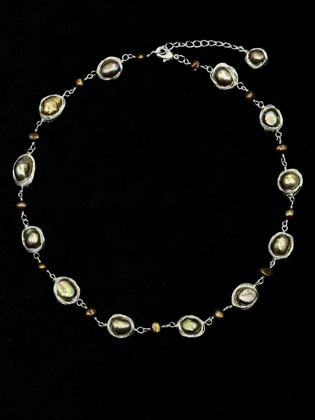 TT original-necklace-Bohemian-style pearl and shell jewelry set | Stacked necklaces | Summer beach-themed jewelry gift