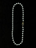 TT original-necklace-Silver-grey mother-of-pearl necklace | Timeless women's pearl jewelry, suitable for both work and evening occasions.