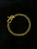 TT original-bracelet-Cuban-style bracelets with European and American flair | High-end jewelry | Vintage chunky chains | Street hip-hop style | Trendy items
