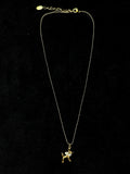TT original-necklace-Gold beaded necklace | Healing puppy necklace | Pet lovers | Cute style | Pet-themed necklace | Popular pearl puppy design