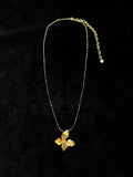 TT original-necklace-Gold 3D Flower Necklace | Delicate Petal Bead Chain - Luxurious Gift | Elegant Necklace for Women in the Workplace | Valentine's Day Gift - Popular Style