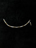 TT original-bracelet-Designer gold and silver two-tone square diamond bracelet | Subtle luxury with a structured design | Evening accessory |