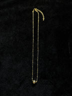 TT original-necklace-Versatile Ins style | Gold beaded pendant necklace | Collarbone necklace for students | Japanese-style niche design | A touch of understated luxury for everyday wear
