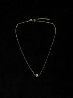 TT original-necklace-Versatile Ins style | Gold beaded pendant necklace | Collarbone necklace for students | Japanese-style niche design | A touch of understated luxury for everyday wear