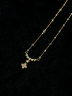 TT original-necklace-Luxury Zircon Necklace | Elegant Clavicle Chain | Pearl and Diamond Choker | Simple and Stylish Necklace
