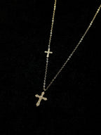 TT original-necklace-Niche design cross clavicle chain | Delicate chain for stylish layering | Minimalist design | Cross necklace with protective symbolism