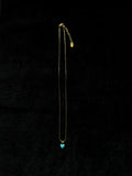 TT original-necklace-Summer Chic Outfit Ideas | Exquisite Blue Heart Pendant Necklace for Women | Simple and Elegant Stacked Gold Chain Jewelry | Cute Everyday Jewelry