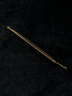 TT original-bracelet-Cuban chain mixed style double-layer bracelet | High-end jewelry | High-end stacking accessory | Patchwork bracelet | Unisex double-layer chain
