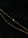 TT original-bracelet-Popular bubble bracelet | Simple and elegant double-layer gold bracelet | Stylish and exquisite stackable jewelry