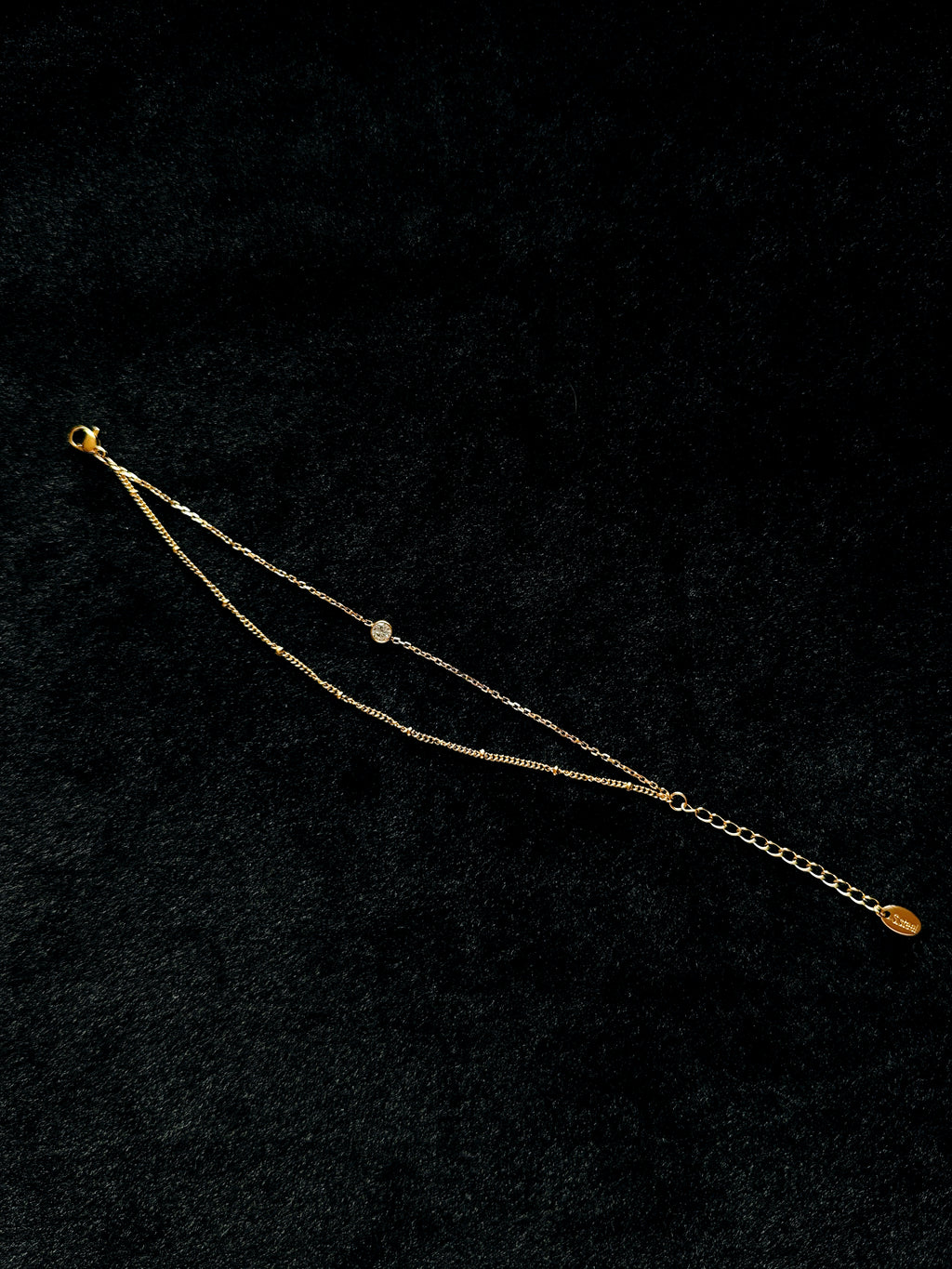 TT original-bracelet-Popular bubble bracelet | Simple and elegant double-layer gold bracelet | Stylish and exquisite stackable jewelry