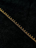 TT original-bracelet-Minimalist beaded chain | Elegant luxury | Basic plain bracelet for layering | Vintage gold ball chain | Stacking essential | Everyday commuting bracelet