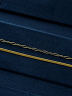 TT original-bracelet-Sophisticated layering accessory | Basic chain | Minimalist snake chain | French elegance bracelet | Mirror chain | Vintage sophistication