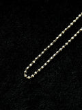 TT original-necklace-Exquisite and minimalist gold chain | White beads | Stacked necklace jewelry gift | Heart-shaped pendant