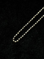 TT original-necklace-Exquisite and minimalist gold chain | White beads | Stacked necklace jewelry gift | Heart-shaped pendant
