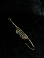 TT original-bracelet-Gold handmade braided rope tassel bracelet | Stackable vintage bracelet | Adjustable niche vintage gift