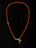 TT original-necklace-Natural Red Agate Necklace | Protective Gift | Vintage Elegance Necklace | Retro Oriental Style | Niche Design | Multi-Wearing Design