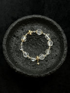 TT original-bracelet-Clear white crystal bracelet | Niche luxury style | Best friend gift | Versatile everyday bracelet for girls | Minimalist style bracelet | Artistic and clear style bracelet