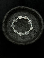 TT original-bracelet-White crystal bracelet | Elastic clasp design | Minimalist style | Energy symbol bracelet | Suitable for commuting and stacking.