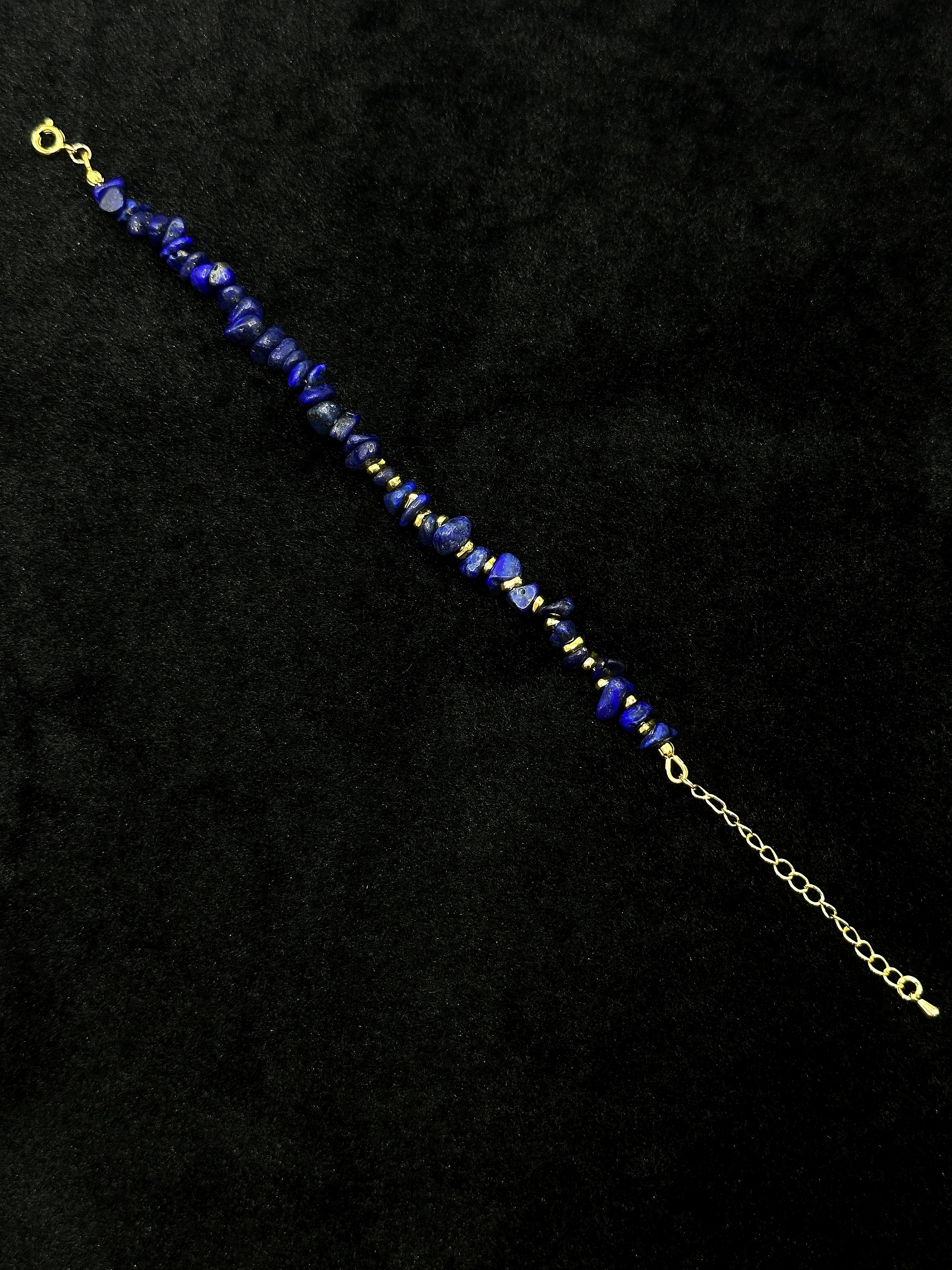TT original-bracelet-Lapis Lazuli Bracelet | Niche Design Mineral Bracelet | Simple, High-Quality Stackable Jewelry