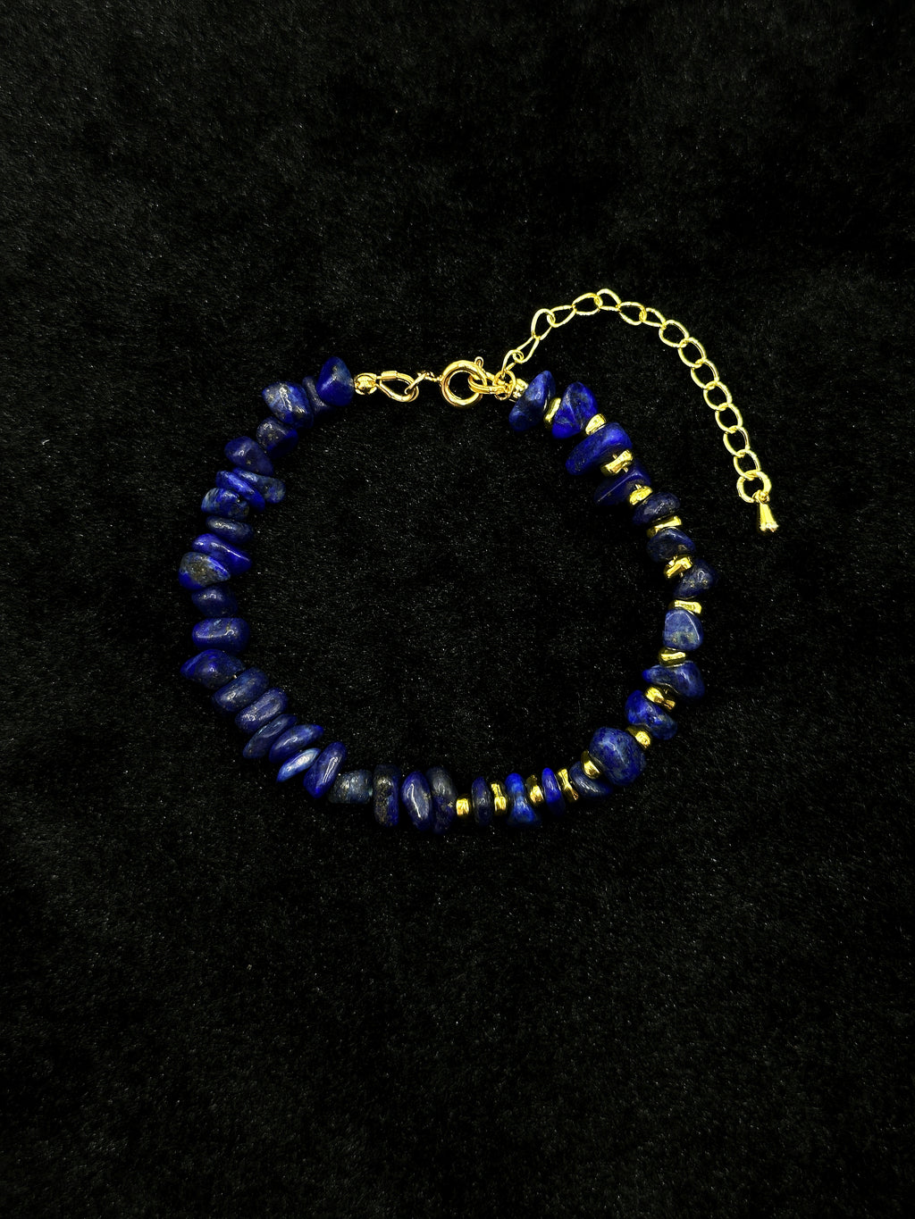 TT original-bracelet-Lapis Lazuli Bracelet | Niche Design Mineral Bracelet | Simple, High-Quality Stackable Jewelry