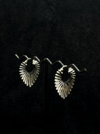 TT original-earring-Heart-shaped geometric earrings | Modern minimalist jewelry | Silver minimalism | Unique handmade jewelry
