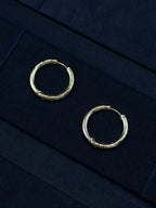 TT original-earring-Classic silver hoop earrings | Simple everyday jewelry | A must-have for women's commutes | Versatile