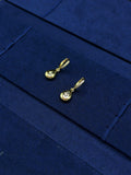 TT original-earring-Gold teardrop earrings | Small and versatile, perfect for everyday wear | Minimalist style