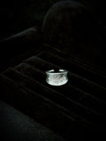TT original-ring-Dark silver chunky ring | Unisex ring | Wide and unique band | Cross ring | Street style cool ring