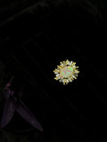 TT original-ring-Rainbow Gemstone Ring | Women's Gift | Luxury Fashion Jewelry | Gold Cocktail Ring
