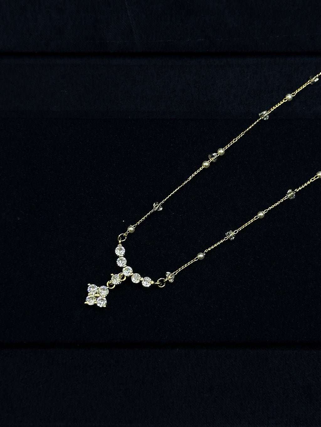 TT original-necklace-Luxury Zircon Necklace | Elegant Clavicle Chain | Pearl and Diamond Choker | Simple and Stylish Necklace