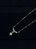 TT original-necklace-Luxury Zircon Necklace | Elegant Clavicle Chain | Pearl and Diamond Choker | Simple and Stylish Necklace