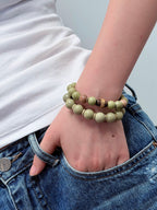 TT original-bracelet-10mm Natural Agarwood Bracelet | Simple Unisex Bracelet | Natural Stone Zen-Inspired Gift | Elastic Bracelet