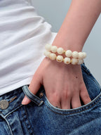 TT original-bracelet-Natural Bodhi Seed Bracelet | Elastic Bracelet Without Buckle | Mind-Cultivating and Protective Bracelet | Peaceful and Tranquil | Zen-Inspired Bracelet Suitable for Both Men and Women