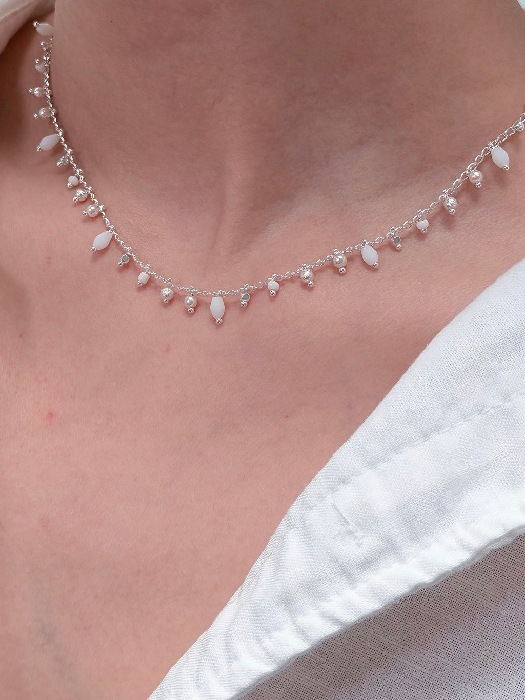 TT original-necklace-Ins necklaces | French-inspired jewelry | Fresh and delicate clavicle necklaces | Vacation necklaces | Thin silver chains