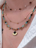 TT original-necklace-Niche design necklaces | Shirt necklaces | Layered necklaces | Square gold necklaces | Everyday commuting style