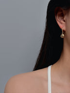 TT original-earring-Gold teardrop earrings | Small and versatile, perfect for everyday wear | Minimalist style