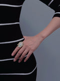 TT original-ring-Rainbow Gemstone Ring | Women's Gift | Luxury Fashion Jewelry | Gold Cocktail Ring