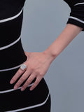 TT original-ring-Exquisite vintage-style Baroque adjustable pearl ring | Artistic irregular pearl gold ring | A party essential