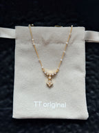 TT original-necklace-Luxury Zircon Necklace | Elegant Clavicle Chain | Pearl and Diamond Choker | Simple and Stylish Necklace