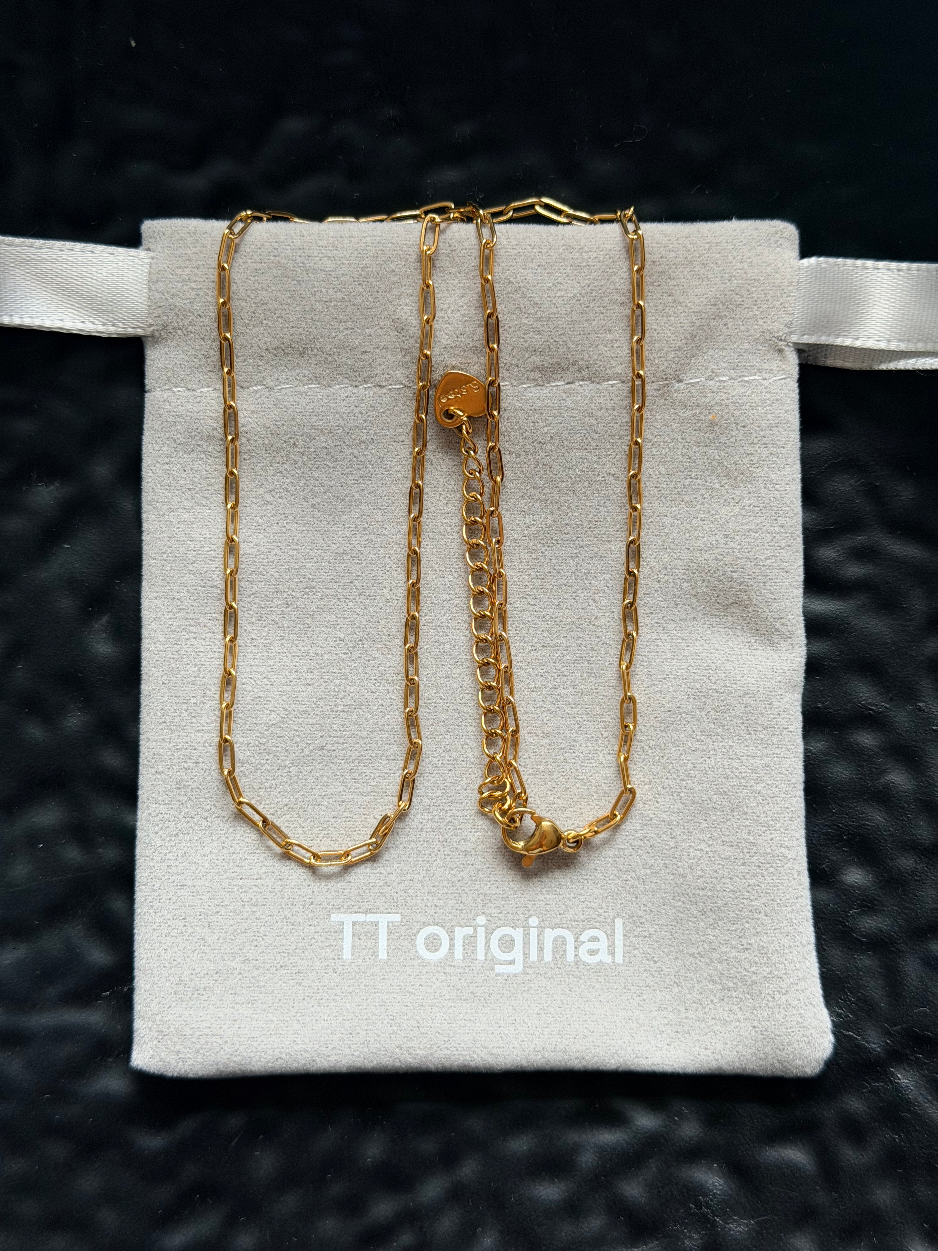 TT original- necklace-Multi-layered gold chains | Minimalist style for everyday wear and dates | Versatile and understated luxury jewelry for women