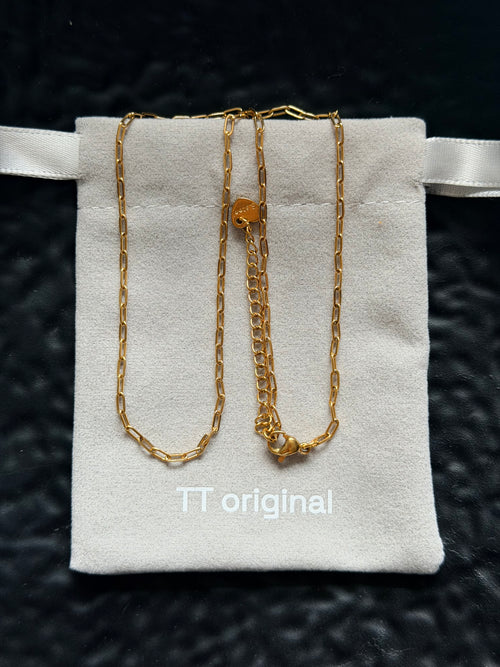TT original- necklace-Multi-layered gold chains | Minimalist style for everyday wear and dates | Versatile and understated luxury jewelry for women