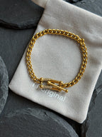 TT original-bracelet-Cuban-style bracelets with European and American flair | High-end jewelry | Vintage chunky chains | Street hip-hop style | Trendy items