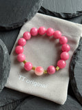 TT original-bracelet-Pink accessories for spring and summer | Pink elastic cord bracelets | Affordable luxury bracelets for spring and summer | Bracelets that flatter fair skin | Versatile for commuting and dates | Gifts for best friends