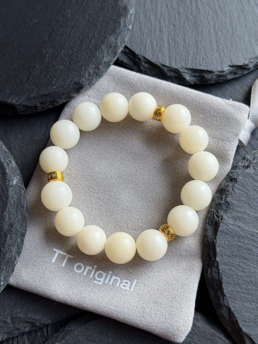 TT original-bracelet-Natural Bodhi Seed Bracelet | Elastic Bracelet Without Buckle | Zen-like Design | Artistic Flair | Unisex | Versatile Bracelet