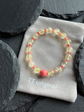 TT original-bracelet-Citrine Wealth-Attracting Bracelet | Elastic Bracelet Without Buckle | Natural Gemstone Energy Bracelet | Bracelet Symbolizing Wealth