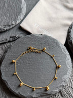 TT original-bracelet-Minimalist and understated gold bead bracelet for women | Unique design, versatile bracelet | Layer for a touch of understated luxury
