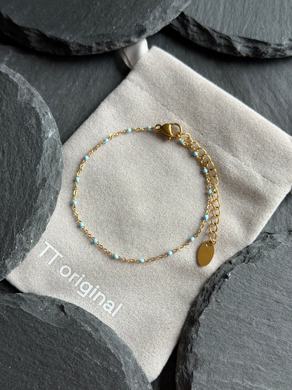 TT original-bracelet-Summer Blue Fresh and Ins-Style Bracelet | Refreshing Beach Style | Light Blue Bracelet | Youthful Bracelet | Gift for Students