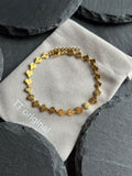 TT original-bracelet-Gold seashell bracelet | Ocean-themed bracelet | Summer vacation style | Pool party accessory | Stacking accessory