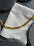 TT original-bracelet-Cuban chain mixed style double-layer bracelet | High-end jewelry | High-end stacking accessory | Patchwork bracelet | Unisex double-layer chain